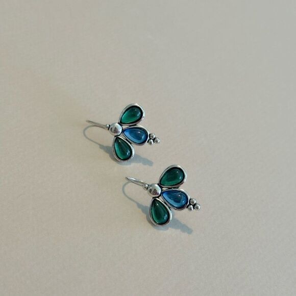 Boho flower earrings N1499 - Picture 2 of 3
